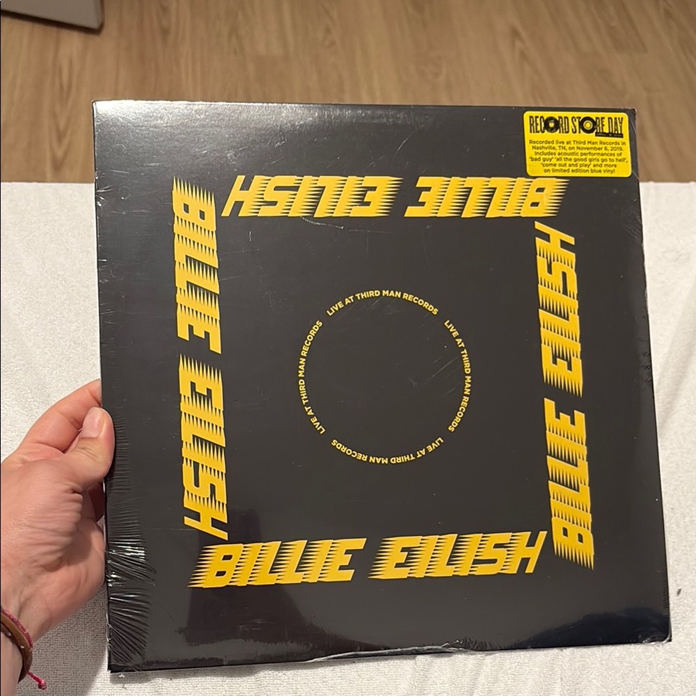 Billie Eilish Live @ 3 Man Records (RSD 2020 Blue Vinyl) Sealed Limited Edition
